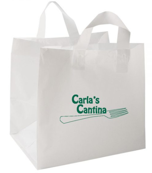 Flexi Loop Handle Plastic Bags 300-700mm Tote Reusable Folding