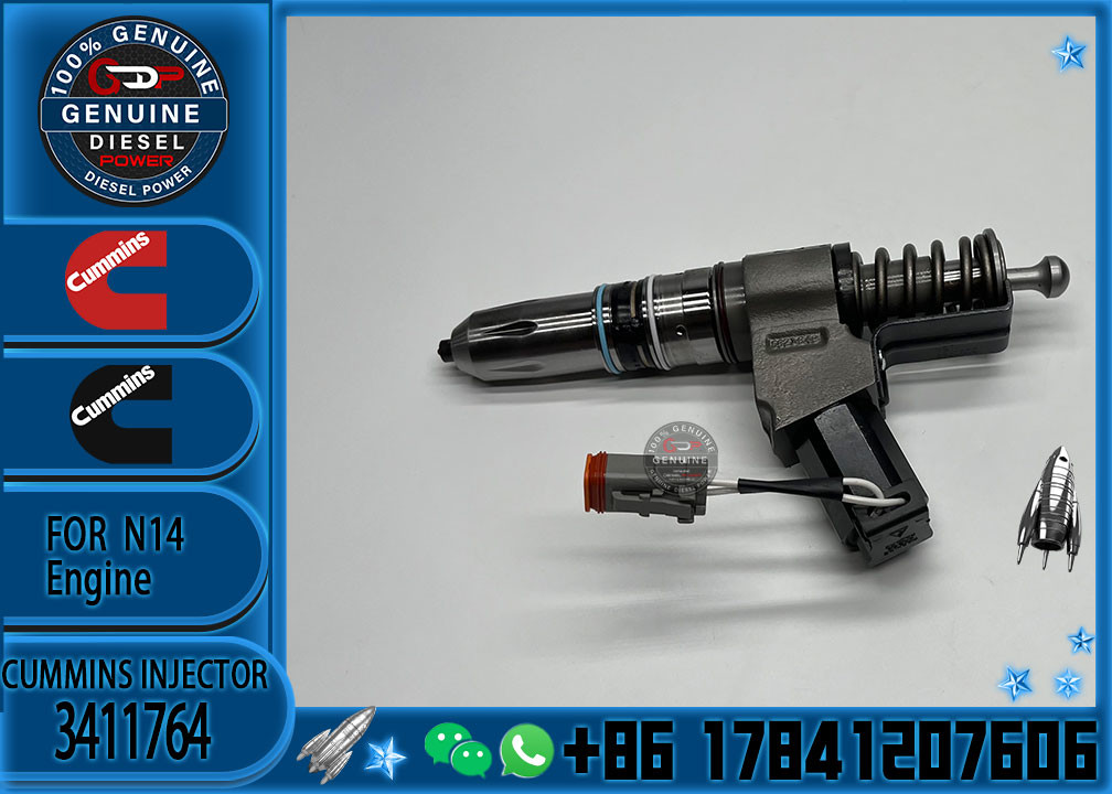3411764 N14 Machinery Engine Spare Parts Genuine Cummins Injector 3411764