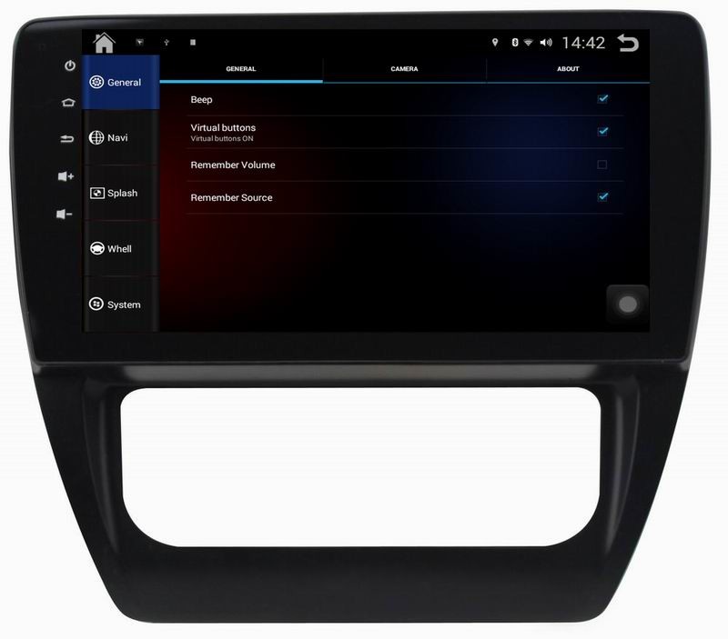 Ouchuangbo car pc stereo radio multimedia Volkswagen Sagitar support android 4.4 system wifi 3g BT SWC