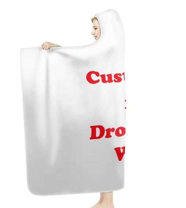 Anthurium Hawaii Print Oversized Hooded Blankets