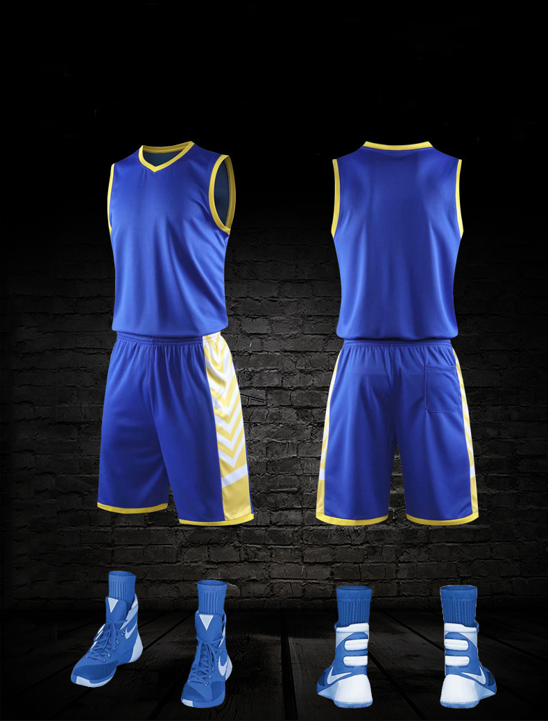 Adult children basketball suit custom men's competition training camp sports team uniform light board basketball suit