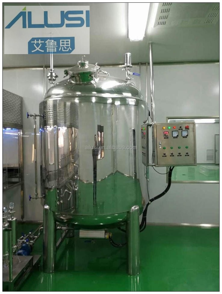 GMP Chemical Insulated Stainless Steel Storage Tank Adjustable Temperature Kettle Heating Tank