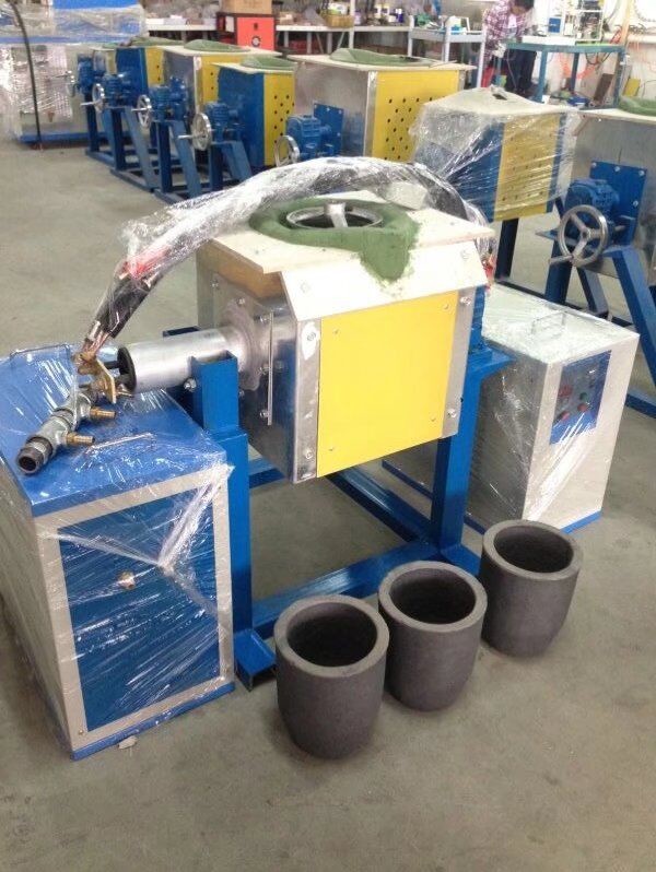 10kg To 100kg Aluminum Melting Furnace IGBT Small Foundry Furnace