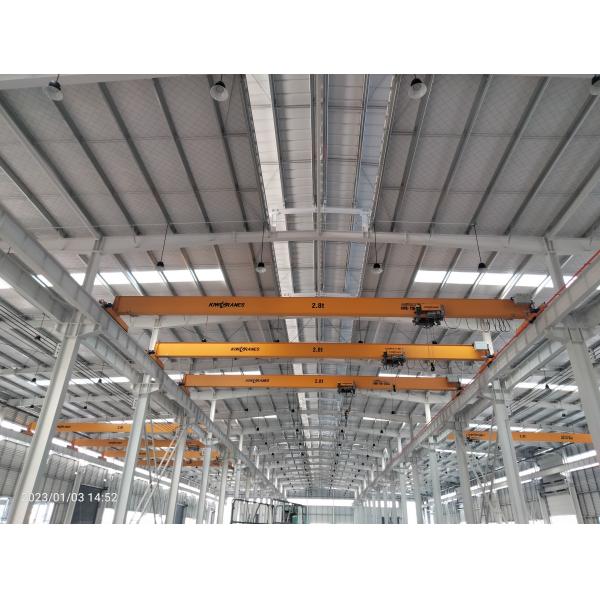 Single Girder Electric Wire Rope Hoist 5ton 9m With Motorized Trolley