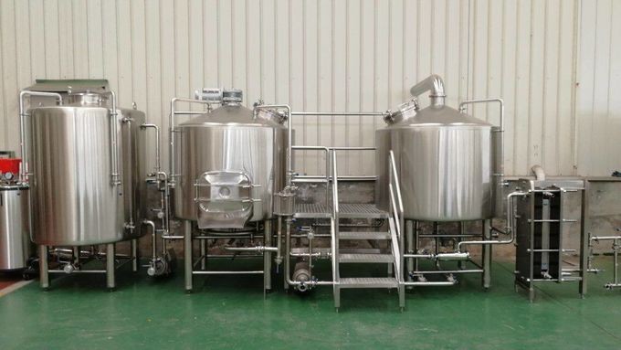 1000 Liter Brewery Fresh Beer Brewing Equipment For Microbrewery Hotel Bar