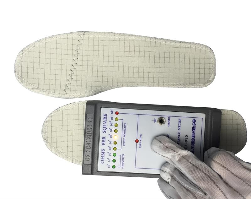 Non Slip ESD Safety Shoes Canvas Upper Non Hole Unisex For Precision Electronics