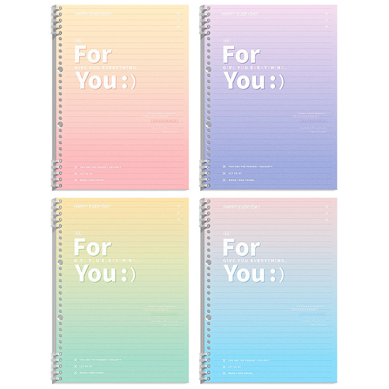 Elegant Notebook Hardcover Book Printing with Customized Page Count