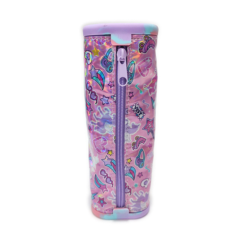 BPA FREE Silicone Pencil Case Large Capacity Office School Stationery Organizer Makeup Bag Pencil Pouch For Boys Girls