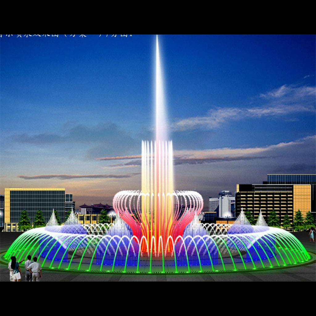 Economic Marble Stone Dry Floor Dancing Water Fountain For Square