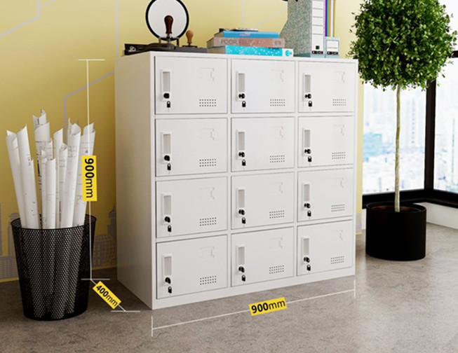 Public 0.6mm Metal Wardrobe Closet , OEM Stainless Steel Wardrobe Cabinet