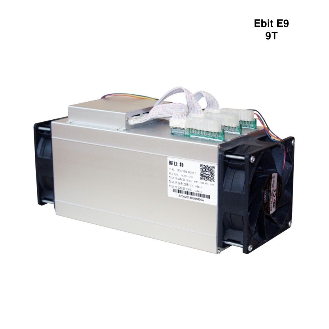 SHA256 1480W Bitcoin Miner Machine 9TH/S Ebang Ebit E9+ Miner