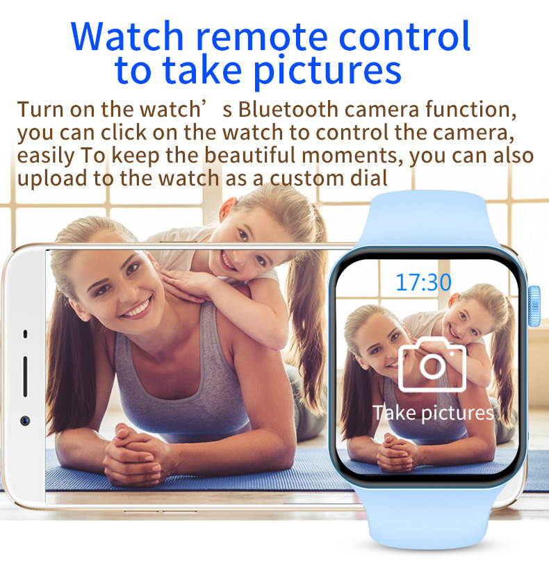1.75in Dialing Series 7 Smart Watch Sleep Monitoring 170mAh Waterproof X8 Max