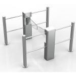 Electronic Turnstile Swing Gate Employee Security Entrance For Business