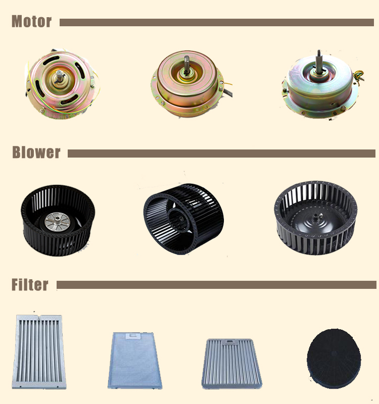 Commercial Exhaust T Shape Chimney Hood 180W For Farmhouse