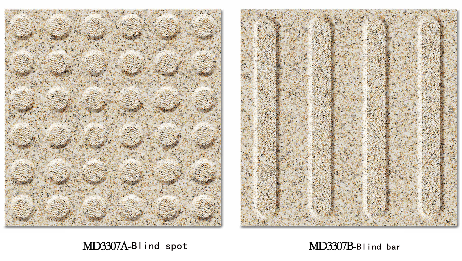 Blind Strip And Blind Spot 600x600x12mm Full body Gray Non-Slip Blind Path Tiles And Floor Paving Tile For Park