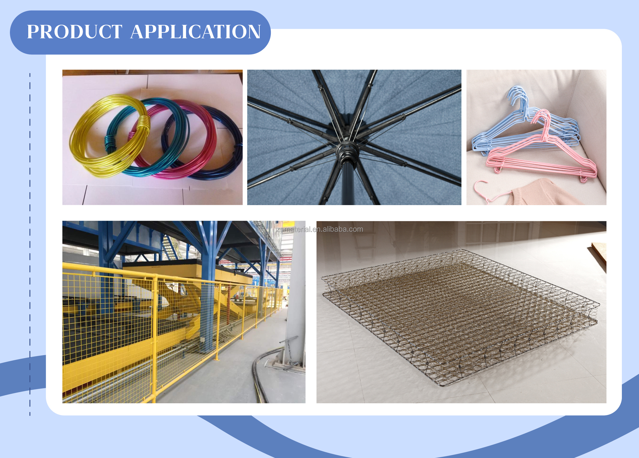 Galvanized Steel Wire 8mm in ASTM Standard from Professional with Q195/Q235/SAE1006/SAE1008 Grade