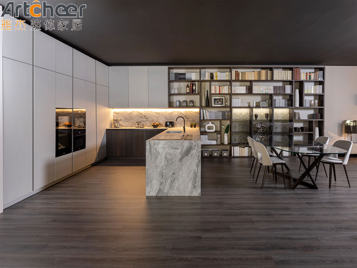 Kitchen Furniture Customized Color L Shape Kitchen Cabinets for Modern Interior Design