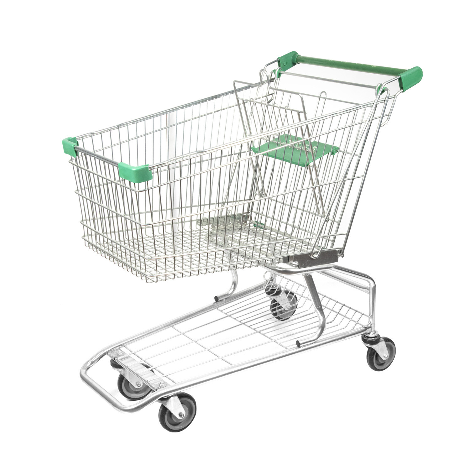 High Sales 125L Classic Conventional American Metal Shopping Cart Wholesale Grocery Supermarket Cart