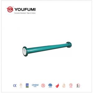 China Stainless Steel PTFE Lined Pipe Spool DN25 SS316L Fluorine Chemical use on sale