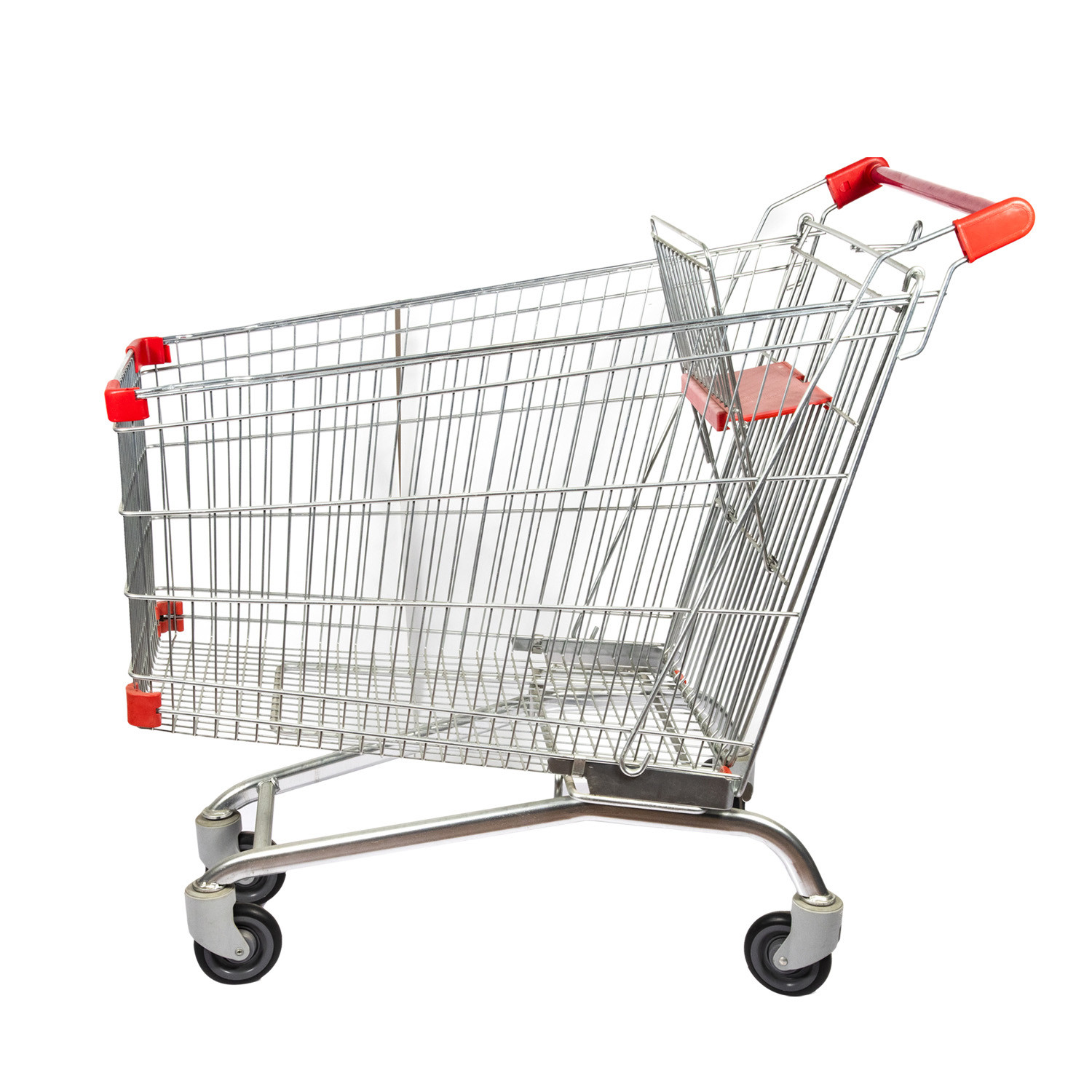 CE Durable Q195 Steel Grocery Shopping Trolley Large Shopping Cart