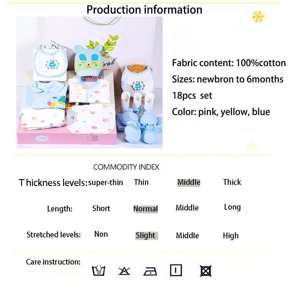 Golden supplier 100% cotton baby clothings gift clothes box newborn new born baby gift set