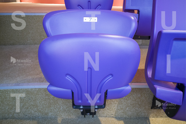 UV Resistant HDPE Folding Stadium Chairs For Football Stadium