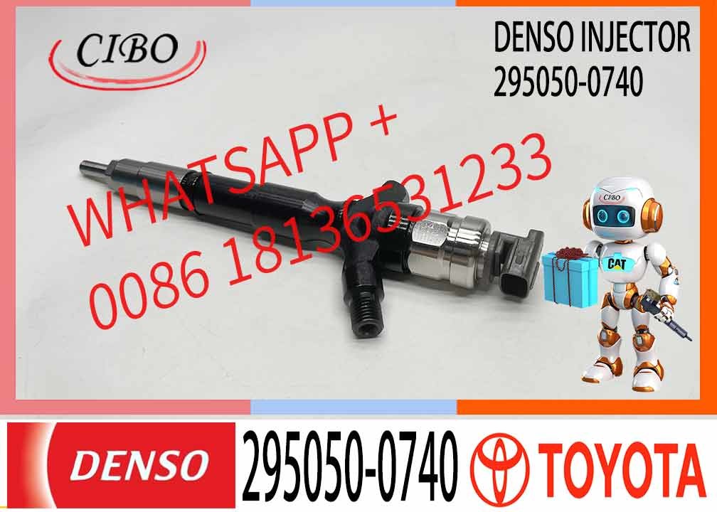 High Quality Common Rail Injector Is Used For Toyota 295050-0740 23670-30420 295050-0620