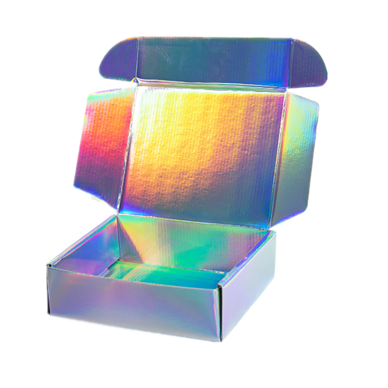 Collapsible Fashionable Design Cosmetic Paper Packaging Box with Holographic Effect