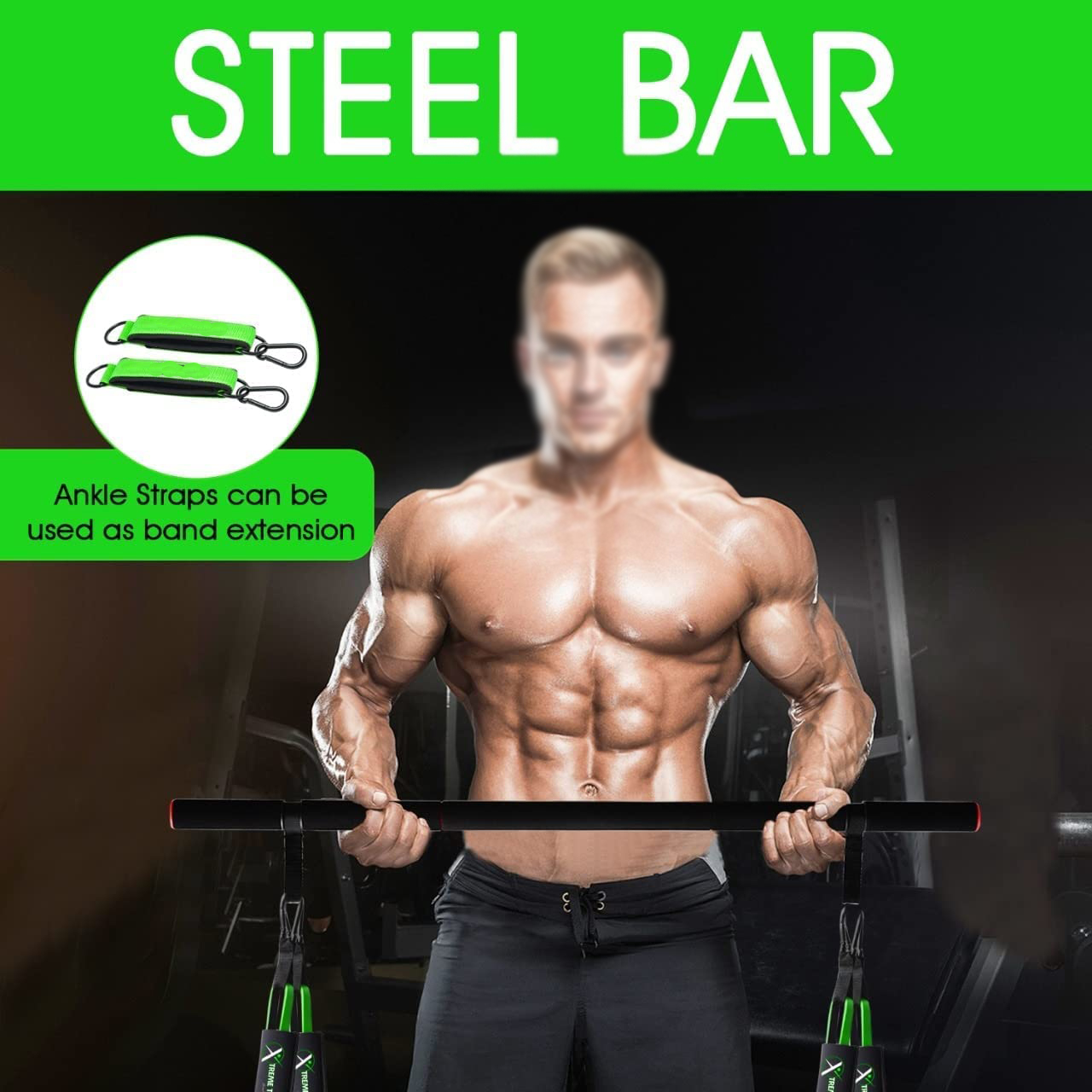 custom 10lbs Pilates Exercise Bar Kit Adjustable Portable For Women
