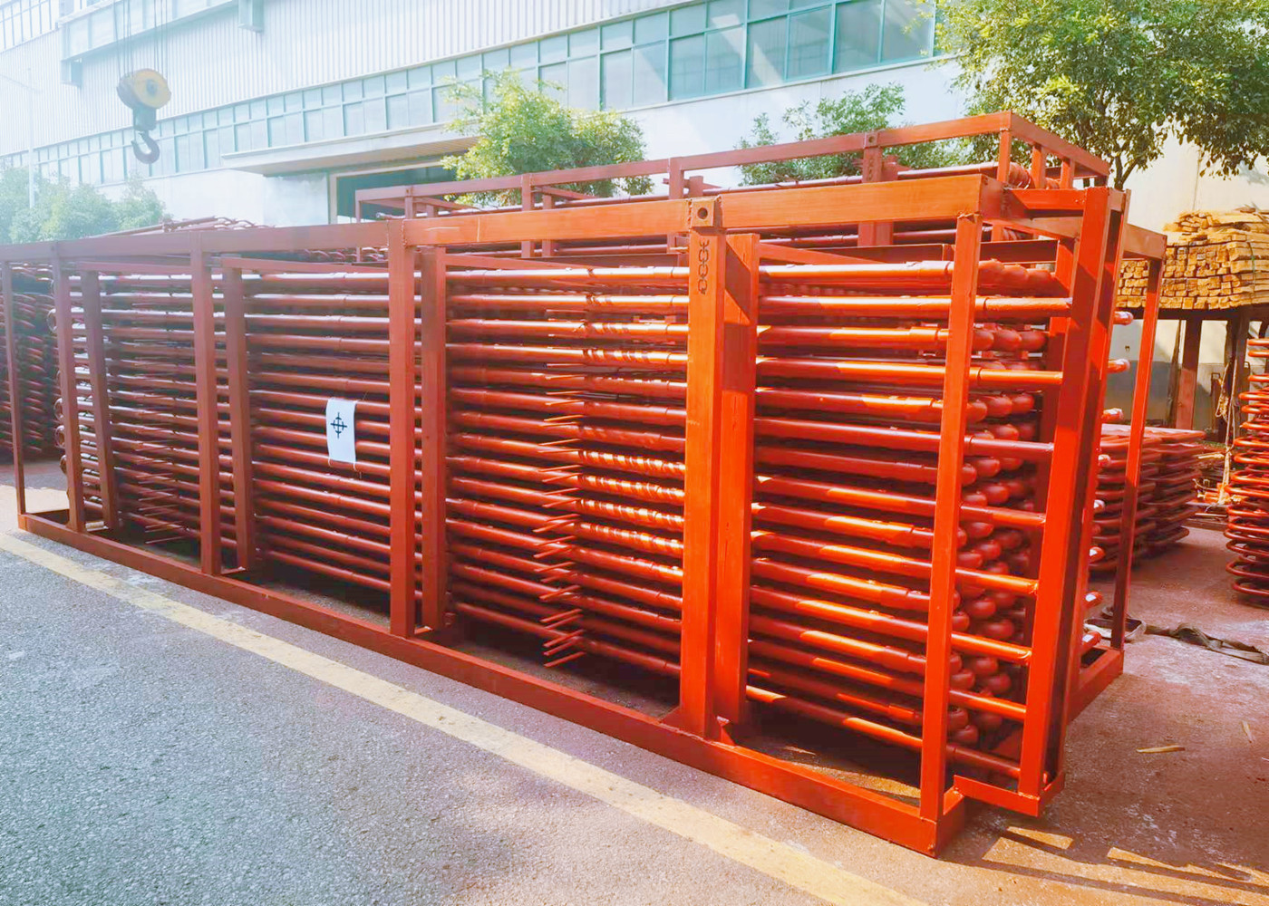 ASME Standard Boiler Economizer Banks Of CS Tubes For Waste Incinerators