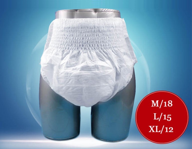 Soft Elastic Waist Band Adsorbing Quickly Disposable Baby Diaper