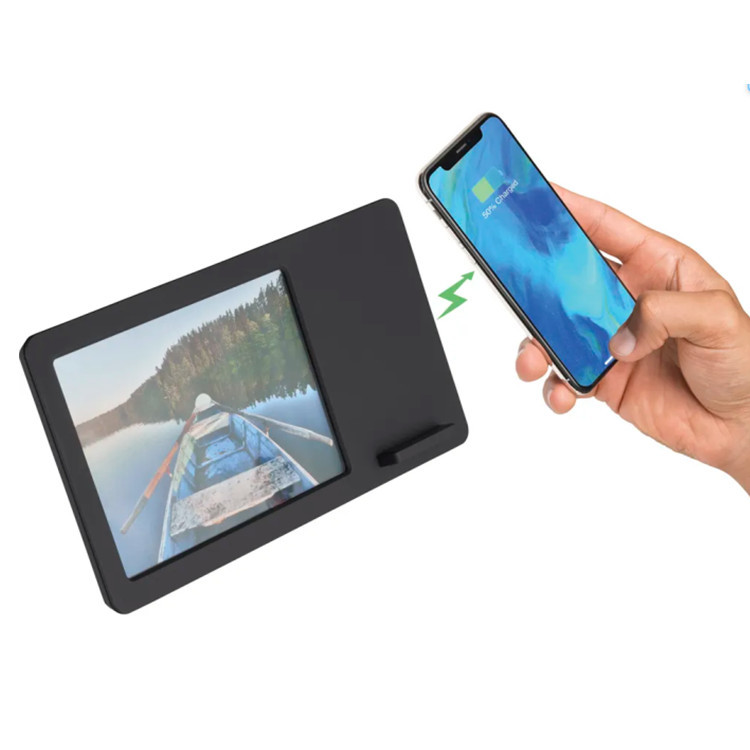 Wireless Charging Smart Digital Picture Frame , 10W Electric Picture Frame
