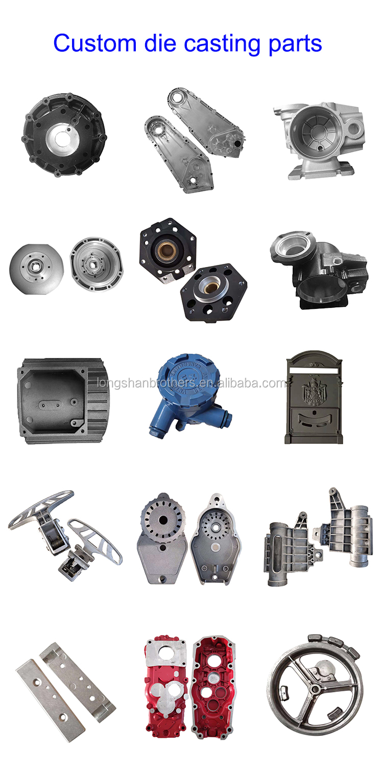Aluminum Alloy Customized Die Casting Parts with Computerized Numerical Control Processing