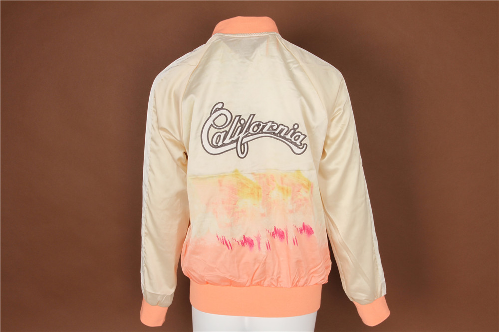 Ladies Bomber jacket, Women's Printed Jacket, Very Soft Touch, Gradient color print