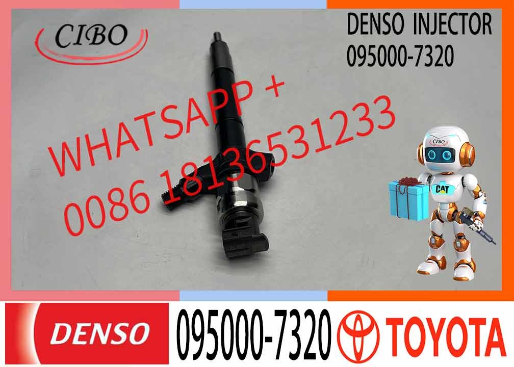 High Performance Fuel Injector 095000-7320 Common Rail Injector 23670-0R130 for TOYOTA 1AD-FTV