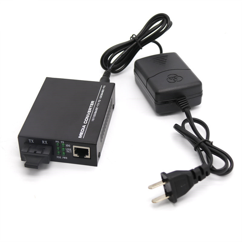 10/100Mbps 1xRJ45+1xSFP port Fiber media converter for CCTV Security system