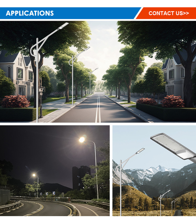 AC85-265V 120LM/W Led Street Light 50w/100w/150w/200w For Road Garden Square