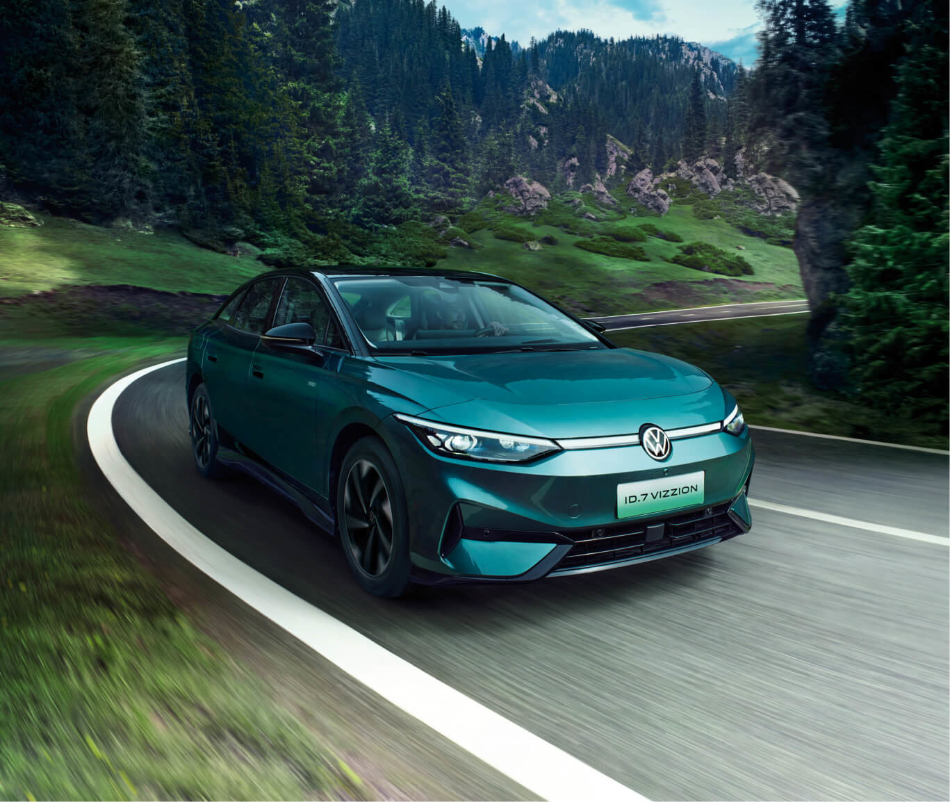 ID7 Volkswagen VW Electric Car For Sustainable And High Performance Driving