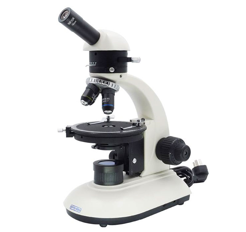 40x - 400x Laboratory Research Polarization Microscope Binocular Halogen Lamp A15.2604