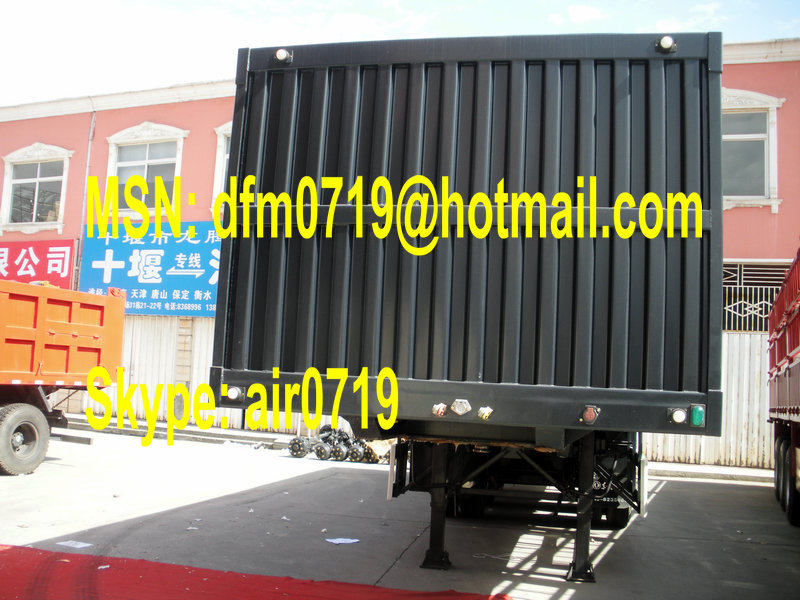 3 Axles Dongfeng EQ9382XXYT Box Semi-Trailer,Dongfeng Semi-Remolque,Dongfeng Semi-Remorque