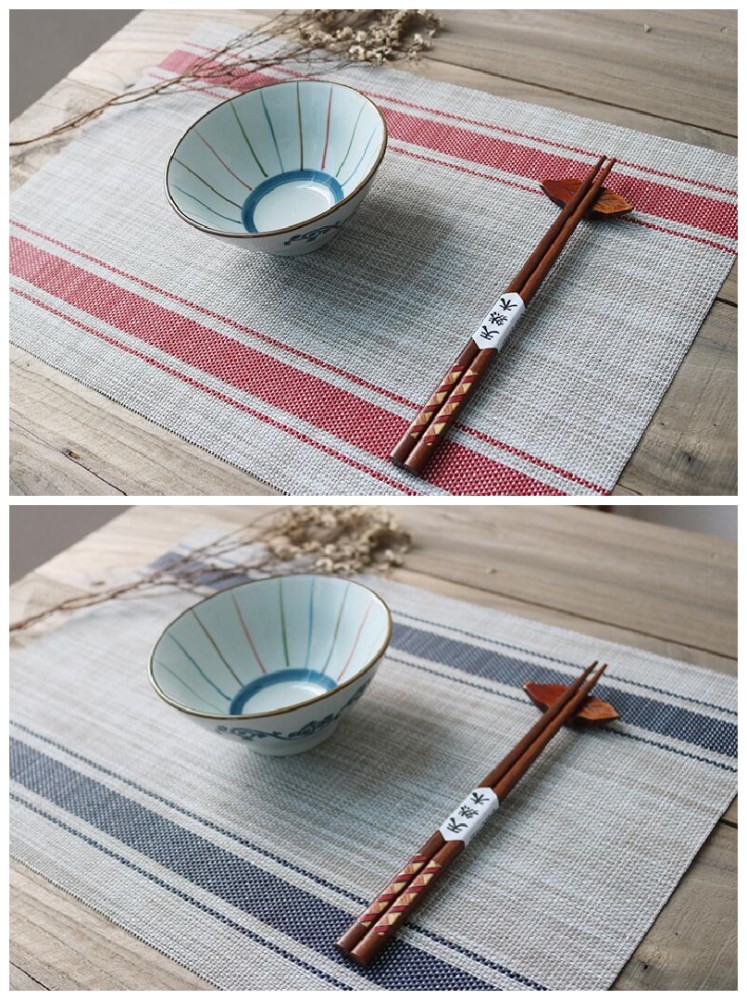 Waterproof Kitchen Table PVC Place Mat 45*30cm Table Placemats