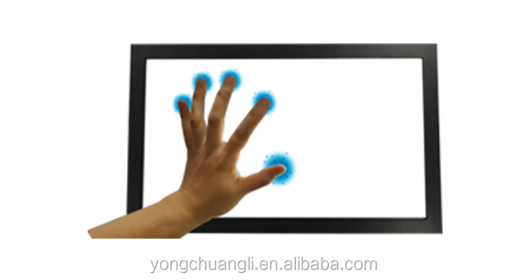 IR Touch Bezel 19 Touch Screen Overlay Kit With Glass 10 Points
