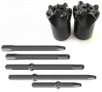 Energy Mining Quarry Taper Drill Bit Dia 32mm For Construction Works