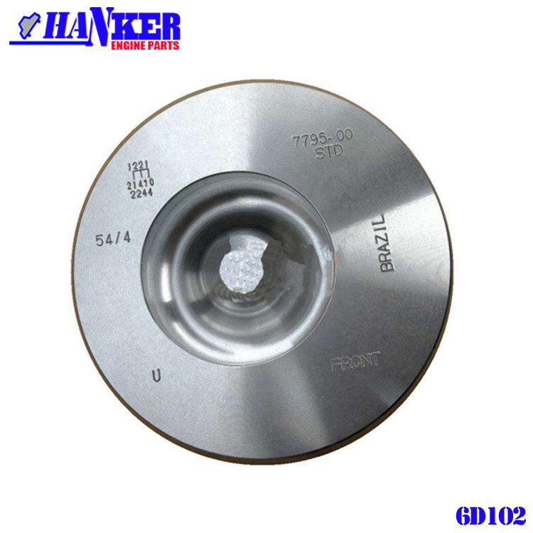 Hanker Komatsu 6D102 Diesel Engine Piston With Pin 6735-31-2110 6735-31-2140