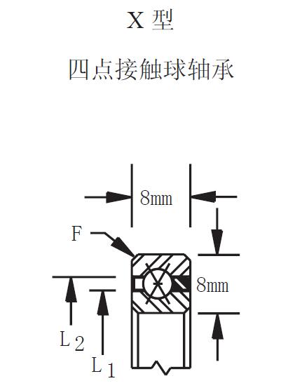 K02508AR0 customized thin section ball bearing