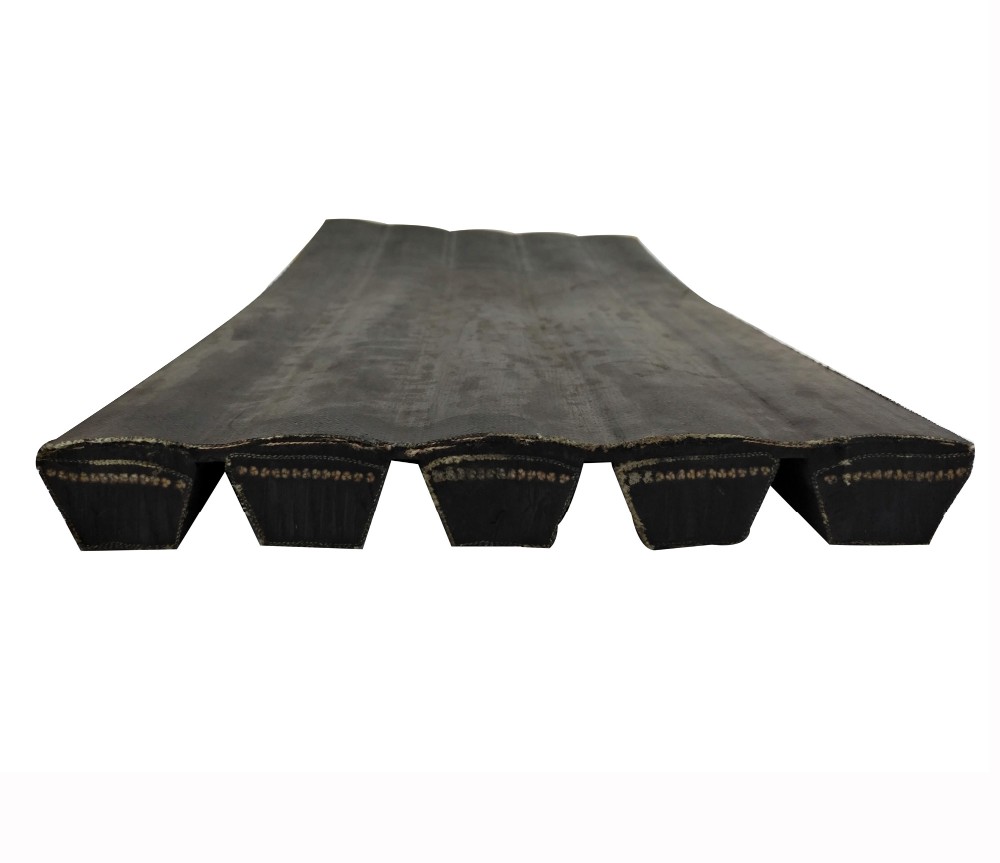Polyester Cord Reinforced Wrapped Hard Cording Groove Rubber V Belt for Cutting Needs