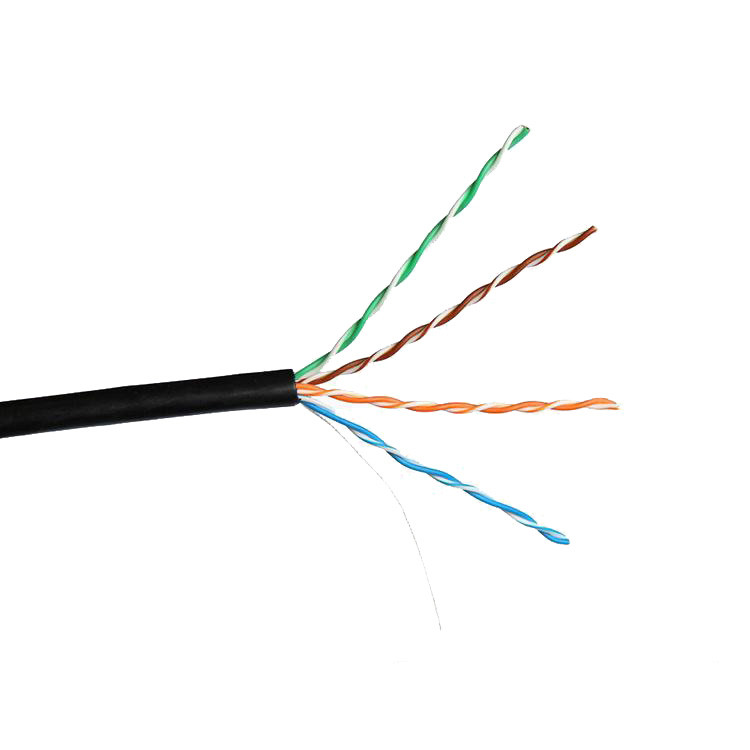 0.5mm 24AWG 4P Twisted Pair 1000 Ft Cat5e Ethernet Cable Wiring