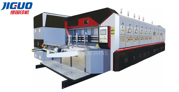 Vacuum Transfer Flexo Printing Machine Printing Slotting Rotary Die Cutter Machine