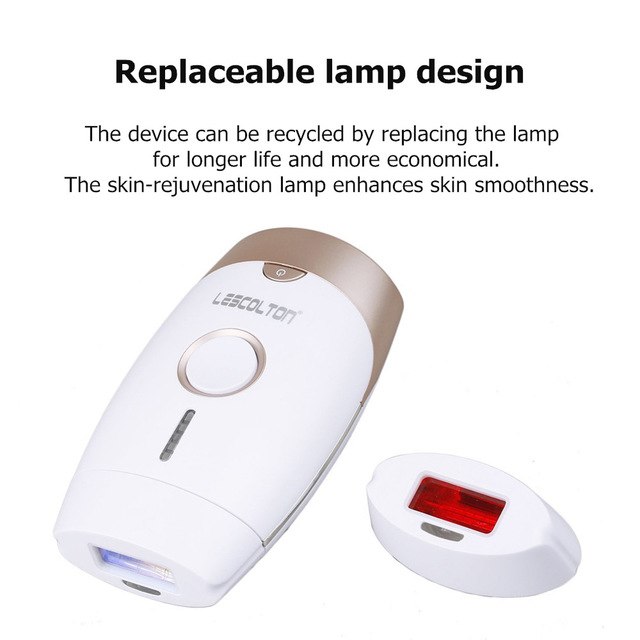 Painless IPL Hair Removal Machine Portable Skin Rejuvenation Device LCD Display