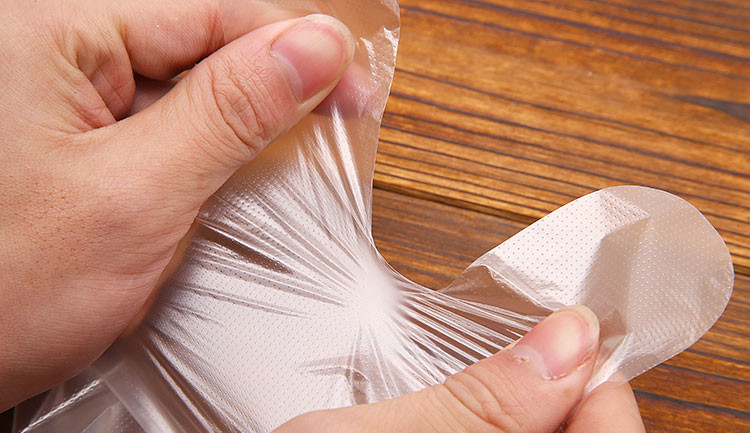 Health Care Disposable Food Serving Gloves Pe Material Dust - Proof